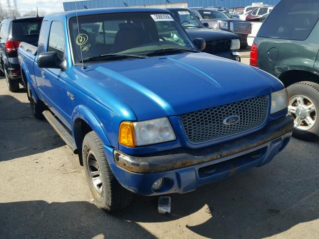 1FTZR15E21PA68610 - 2001 FORD RANGER SUP BLUE photo 1