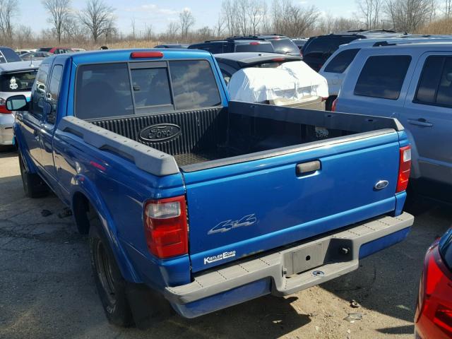 1FTZR15E21PA68610 - 2001 FORD RANGER SUP BLUE photo 3