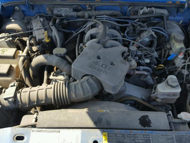 1FTZR15E21PA68610 - 2001 FORD RANGER SUP BLUE photo 7