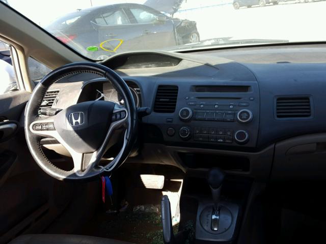 19XFA1F95AE021793 - 2010 HONDA CIVIC EXL WHITE photo 9