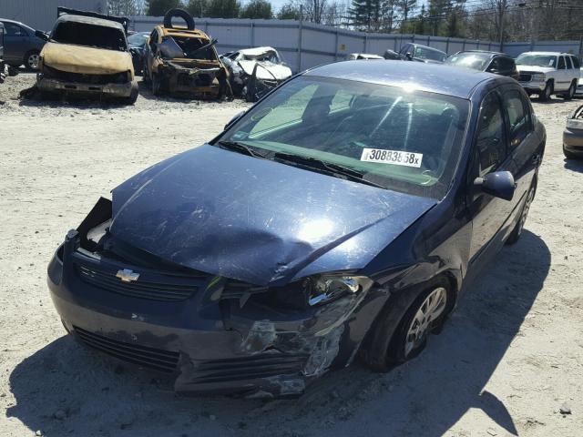 1G1AD5F50A7143640 - 2010 CHEVROLET COBALT 1LT BLUE photo 2