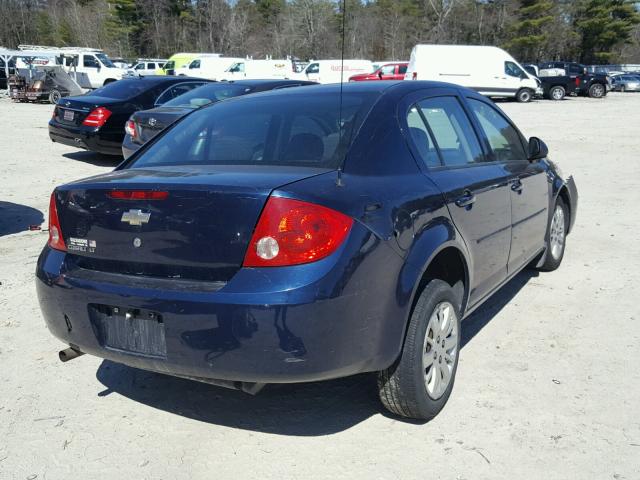 1G1AD5F50A7143640 - 2010 CHEVROLET COBALT 1LT BLUE photo 4