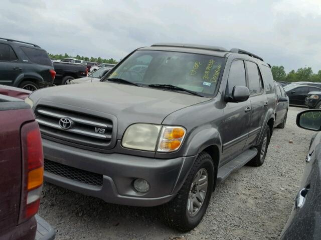 5TDZT38A13S192267 - 2003 TOYOTA SEQUOIA LI GRAY photo 2