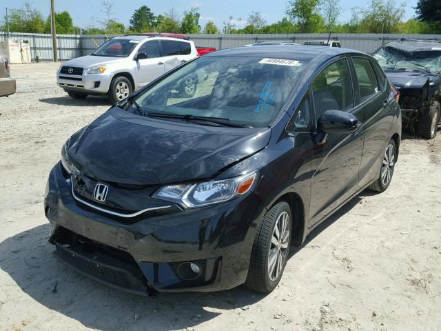 JHMGK5H75GX011230 - 2016 HONDA FIT EX BLACK photo 2