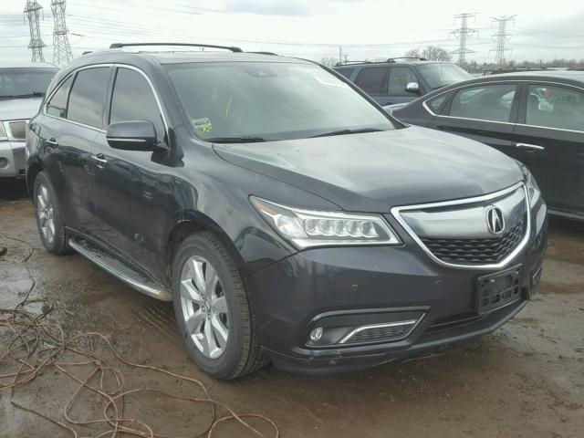 5FRYD4H91GB023931 - 2016 ACURA MDX ADVANC ნაცრისფერი ფოტო 1