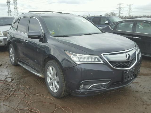 5FRYD4H91GB023931 - 2016 ACURA MDX ADVANC GRAY photo 1