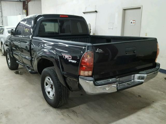 5TETU62N35Z031750 - 2005 TOYOTA TACOMA PRE BLACK photo 3