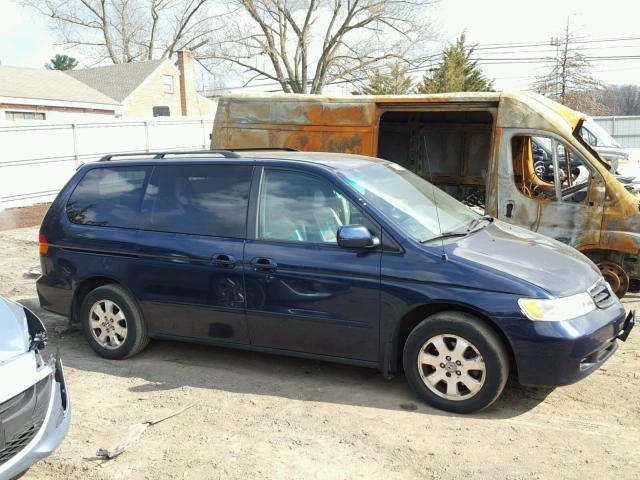 5FNRL18793B032456 - 2003 HONDA ODYSSEY EX BLUE photo 9