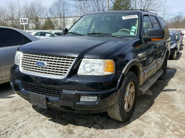 1FMRU17W04LB20764 - 2004 FORD EXPEDITION BLACK photo 2