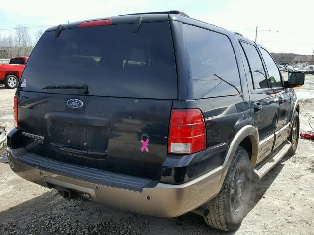 1FMRU17W04LB20764 - 2004 FORD EXPEDITION BLACK photo 4