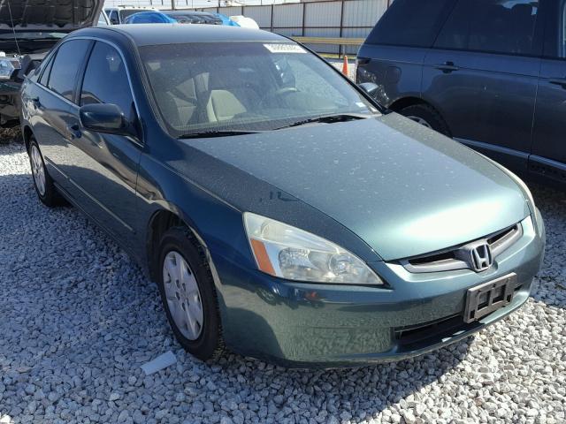 1HGCM563X3A000099 - 2003 HONDA ACCORD LX GREEN photo 1