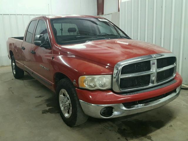 3D7KA28C54G271157 - 2004 DODGE RAM 2500 S RED photo 1