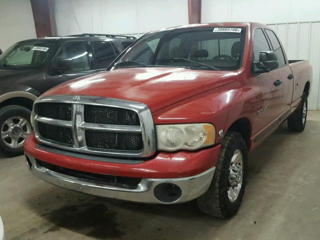 3D7KA28C54G271157 - 2004 DODGE RAM 2500 S RED photo 2
