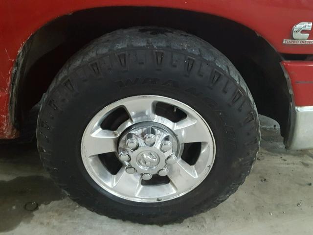 3D7KA28C54G271157 - 2004 DODGE RAM 2500 S RED photo 9