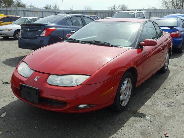 1G8ZY12792Z128407 - 2002 SATURN SC2 RED photo 2