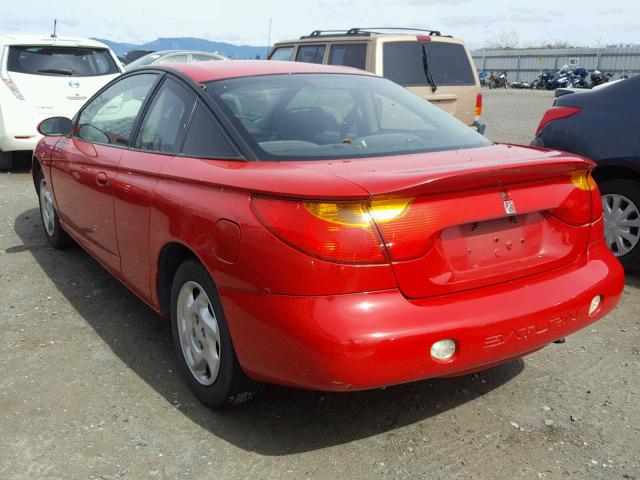 1G8ZY12792Z128407 - 2002 SATURN SC2 RED photo 3
