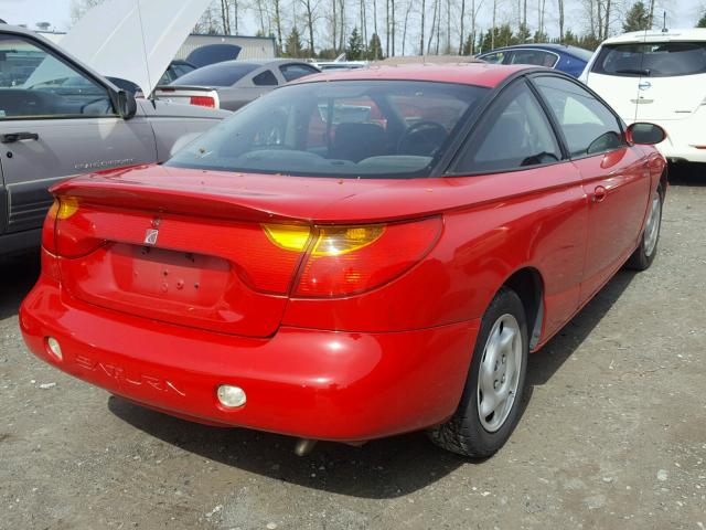 1G8ZY12792Z128407 - 2002 SATURN SC2 RED photo 4