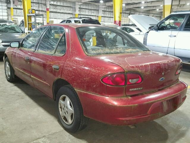 1G1JC524117300205 - 2001 CHEVROLET CAVALIER B ORANGE photo 3