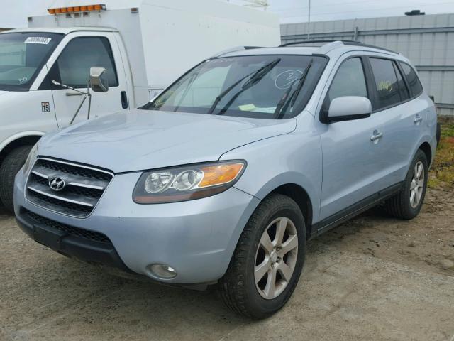 5NMSH13E07H027692 - 2007 HYUNDAI SANTA FE S BLUE photo 2