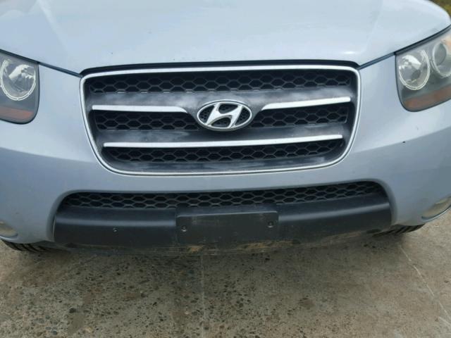 5NMSH13E07H027692 - 2007 HYUNDAI SANTA FE S BLUE photo 9