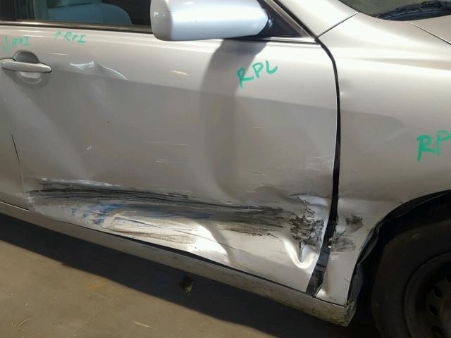 4T4BF3EK9AR020245 - 2010 TOYOTA CAMRY BASE SILVER photo 9