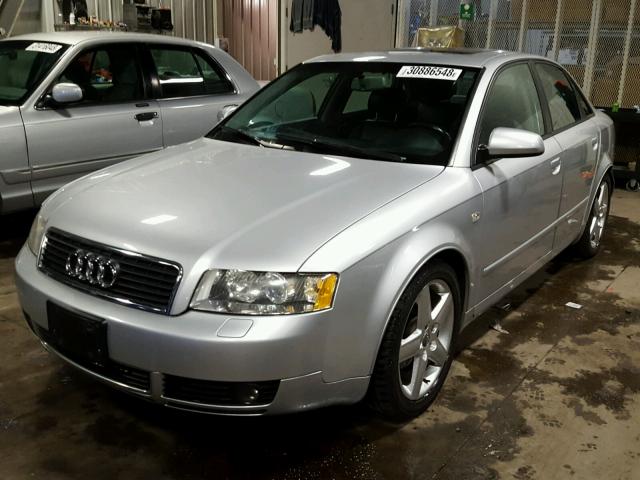 WAUJC68E55A020595 - 2005 AUDI A4 1.8T GRAY photo 2