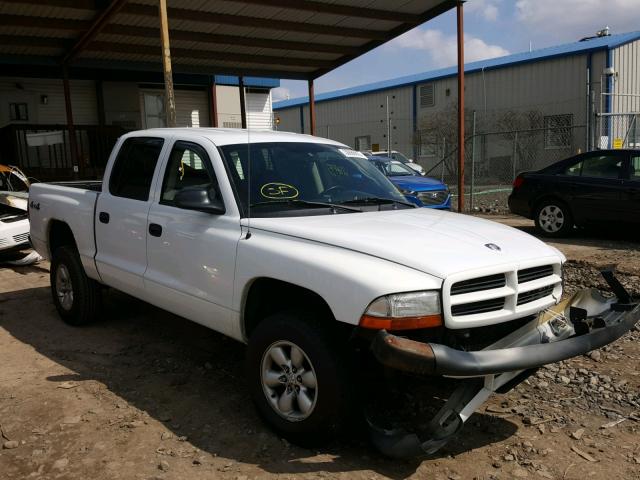 1D7HG38N23S334660 - 2003 DODGE DAKOTA QUA WHITE photo 1