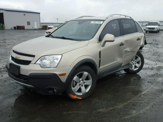 3GNAL2EK8CS576506 - 2012 CHEVROLET CAPTIVA SP TAN photo 2