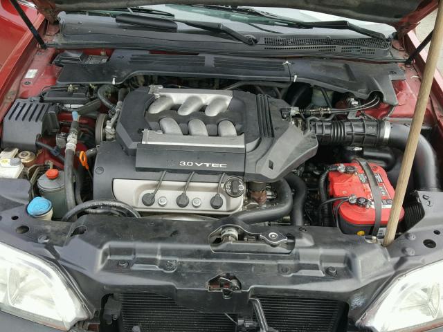 19UYA2256VL002573 - 1997 ACURA 3.0CL Қызыл фото 7