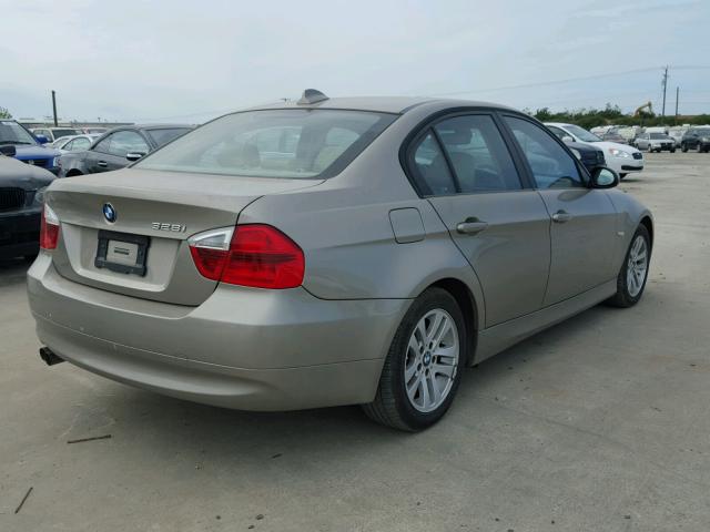 WBAVA33557KX83551 - 2007 BMW 328 I GOLD photo 4