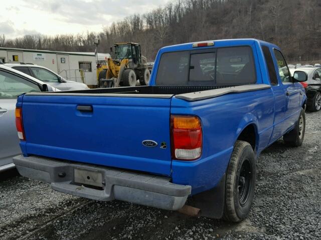 1FTYR14V3XPB84307 - 1999 FORD RANGER SUP BLUE photo 4