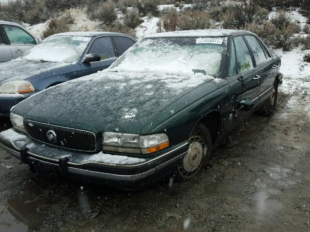 1G4HP52L5SH511836 - 1995 BUICK LESABRE CU GREEN photo 2