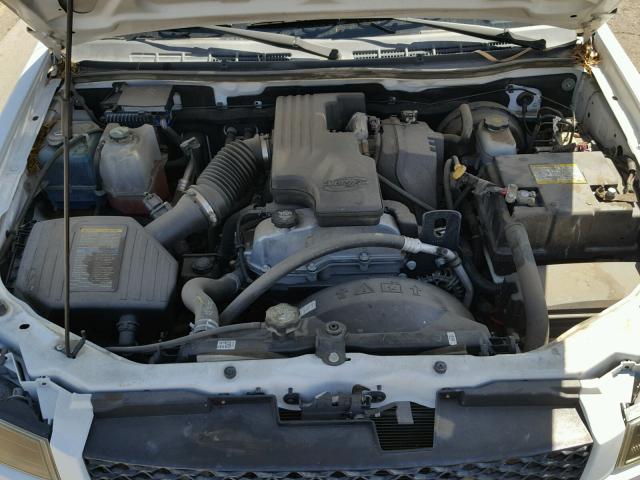 1GCESCD90A8106283 - 2010 CHEVROLET COLORADO L WHITE photo 7