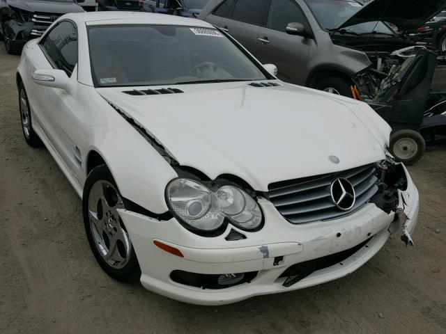 WDBSK75F35F102565 - 2005 MERCEDES-BENZ SL 500 WHITE photo 1