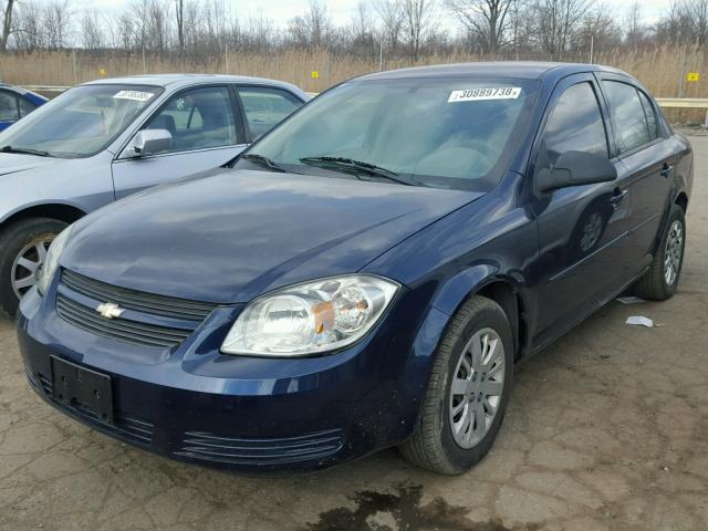 1G1AS58H997130149 - 2009 CHEVROLET COBALT LS BLUE photo 2