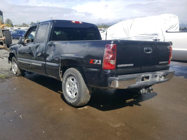 2GCEK19TX31255623 - 2003 CHEVROLET SILVERADO BLACK photo 3