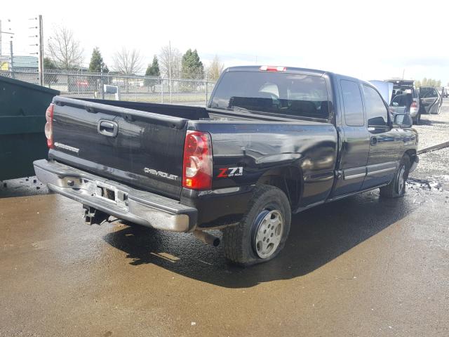 2GCEK19TX31255623 - 2003 CHEVROLET SILVERADO BLACK photo 4