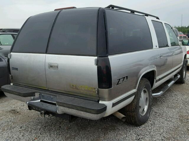 3GNFK16R4TG139653 - 1996 CHEVROLET SUBURBAN K GRAY photo 4