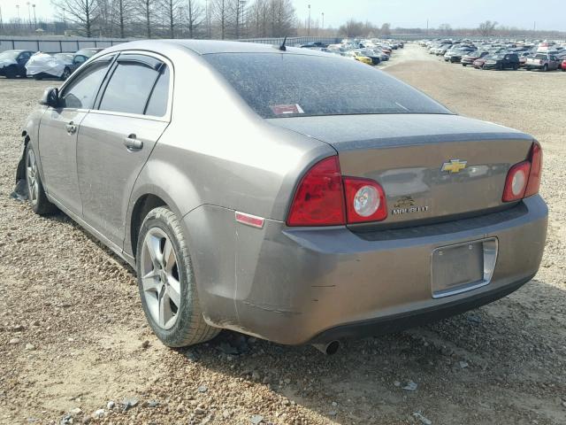 1G1ZC5EB1AF122489 - 2010 CHEVROLET MALIBU 1LT 棕色 照片 3