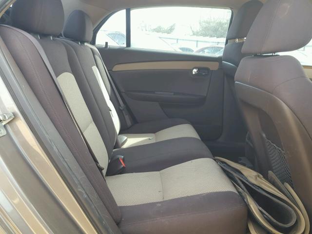 1G1ZC5EB1AF122489 - 2010 CHEVROLET MALIBU 1LT 棕色 照片 6