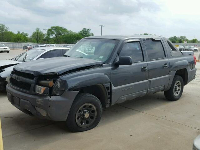 3GNEC13T53G165039 - 2003 CHEVROLET AVALANCHE CHARCOAL photo 2