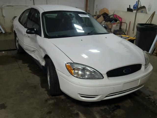 1FAFP53U07A102152 - 2007 FORD TAURUS SE WHITE photo 1