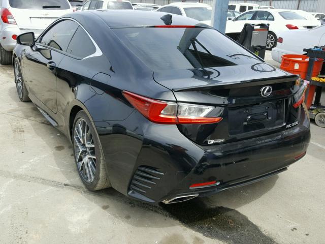 JTHHE5BC4F5001865 - 2015 LEXUS RC 350 BLACK photo 3