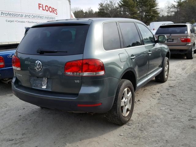 WVGBC77L14D042020 - 2004 VOLKSWAGEN TOUAREG 3. TEAL photo 4