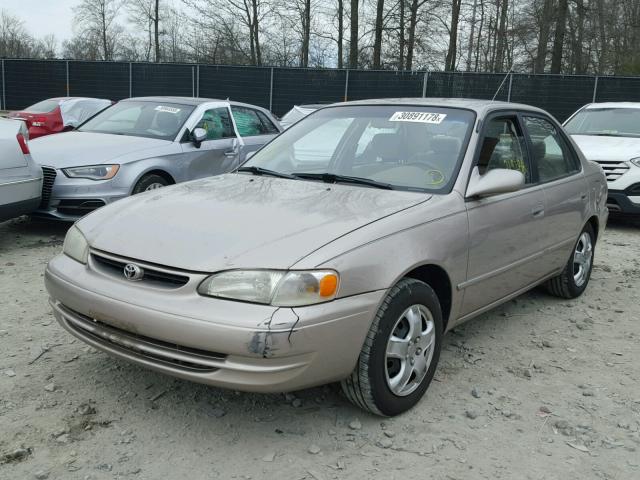 2T1BR18EXWC011512 - 1998 TOYOTA COROLLA VE BEIGE photo 2