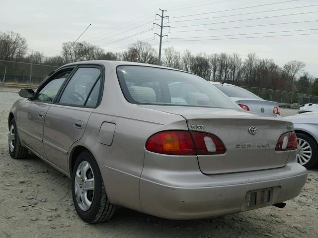 2T1BR18EXWC011512 - 1998 TOYOTA COROLLA VE BEIGE photo 3