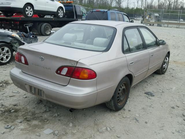 2T1BR18EXWC011512 - 1998 TOYOTA COROLLA VE BEIGE photo 4