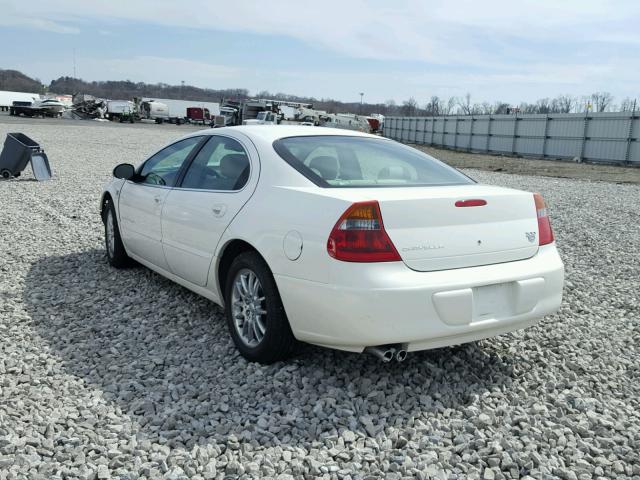 2C3AE66G11H720907 - 2001 CHRYSLER 300M WHITE photo 3