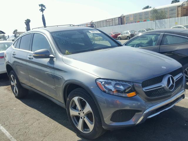 WDC0J4KB0HF148056 - 2017 MERCEDES-BENZ GLC COUPE GRAY photo 1