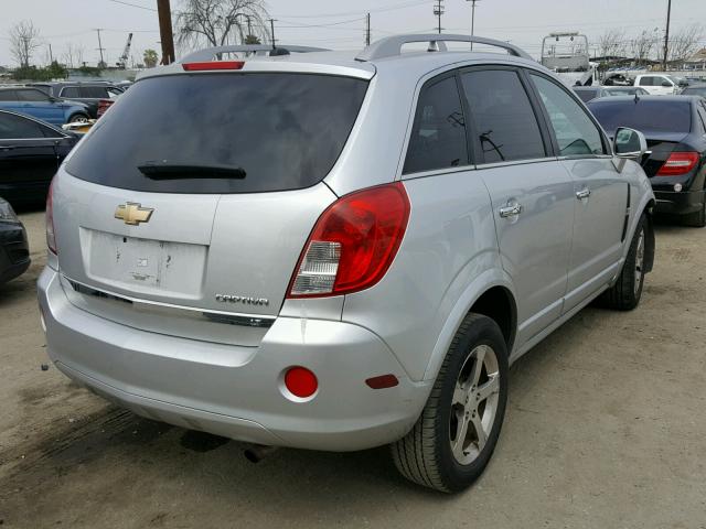 3GNAL3EKXDS635255 - 2013 CHEVROLET CAPTIVA LT SILVER photo 4